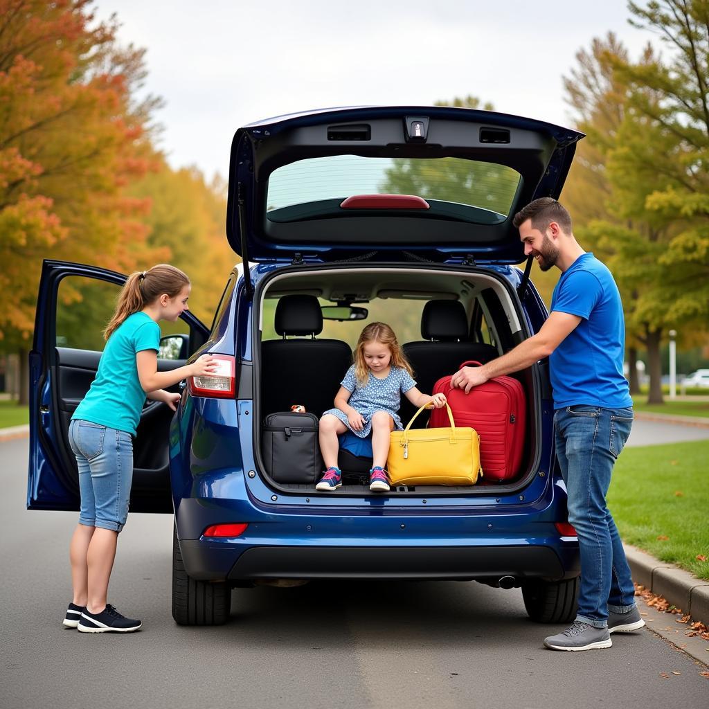 Familie mit Ford S-Max