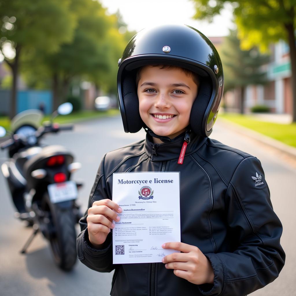 Führerschein Klasse A1 für Motorrad mit 16 Jahren