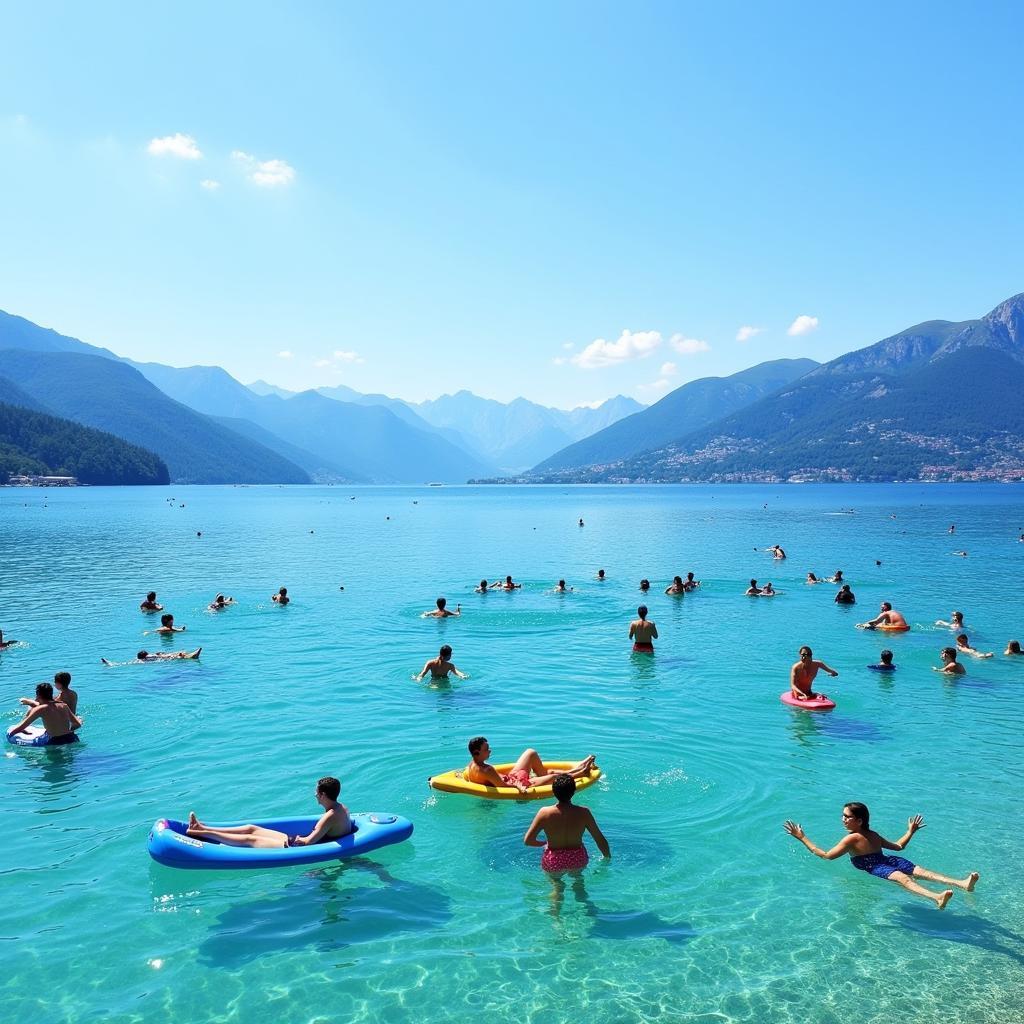 Badetemperatur Gardasee im Sommer