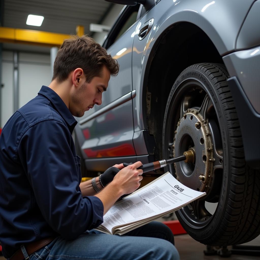 Reparatur von GDB Parkinson im Fahrzeug