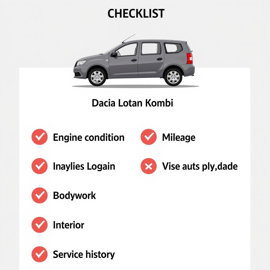 Checkliste für den Kauf eines gebrauchten Dacia Logan Kombi