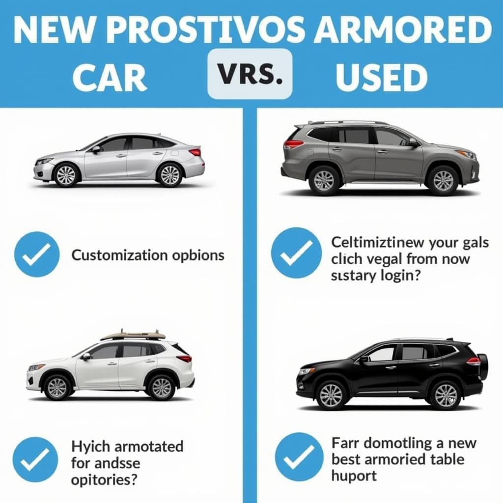 Gepanzertes Auto Neuwagen vs. Gebrauchtwagen