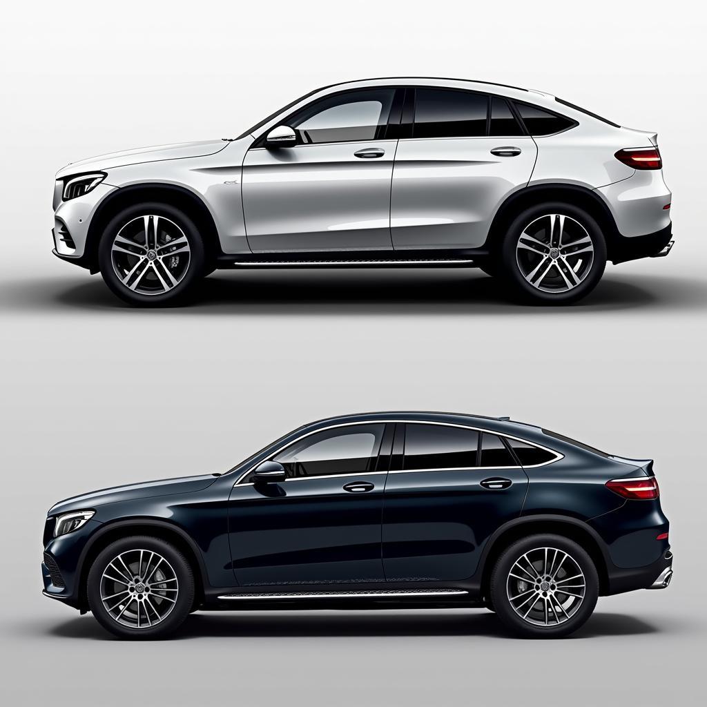 Das elegante Design des GLC SUV Coupés