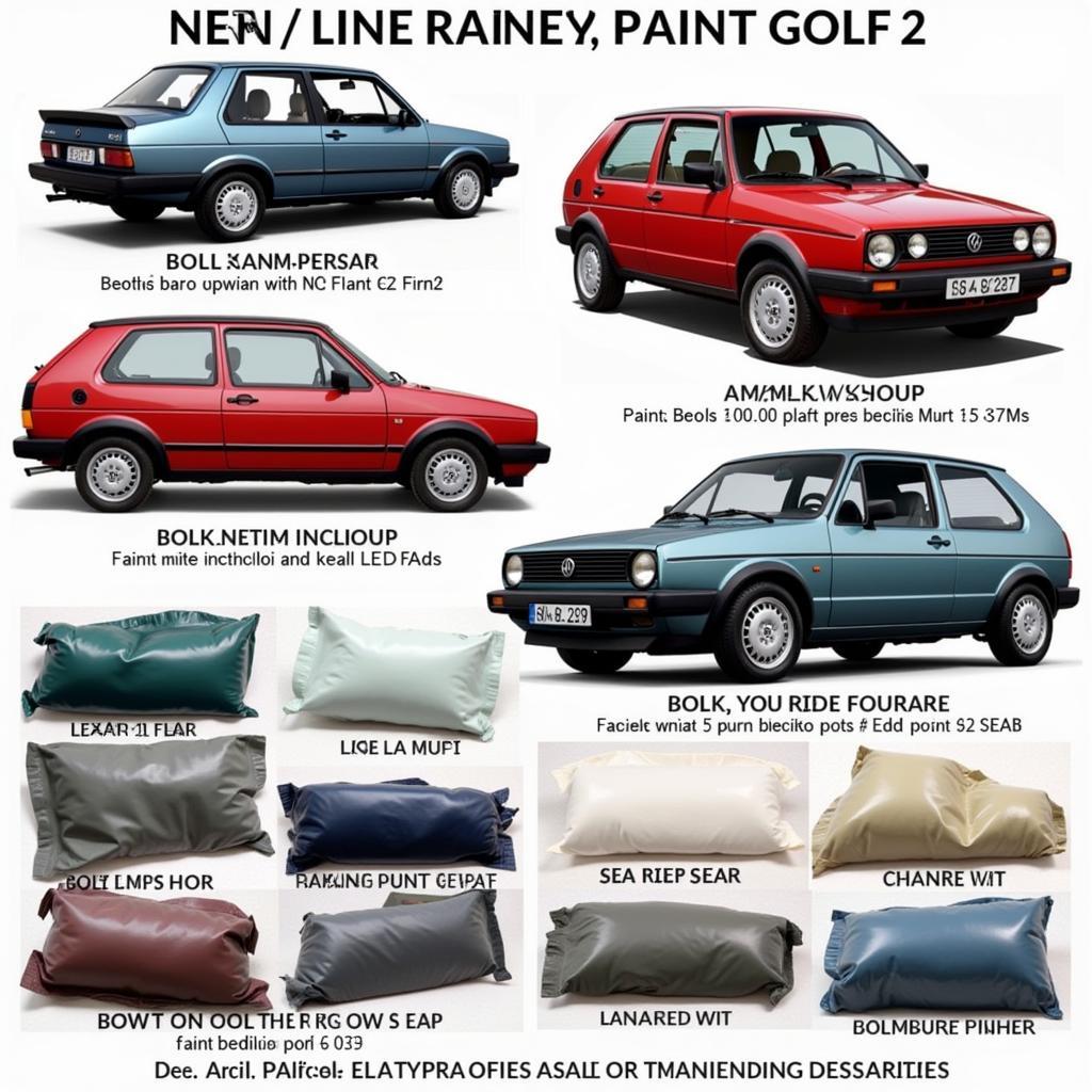 Rare Golf 2 paint colors