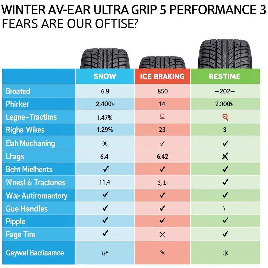 Goodyear Ultra Grip Performance 3 im Vergleich mit anderen Winterreifen