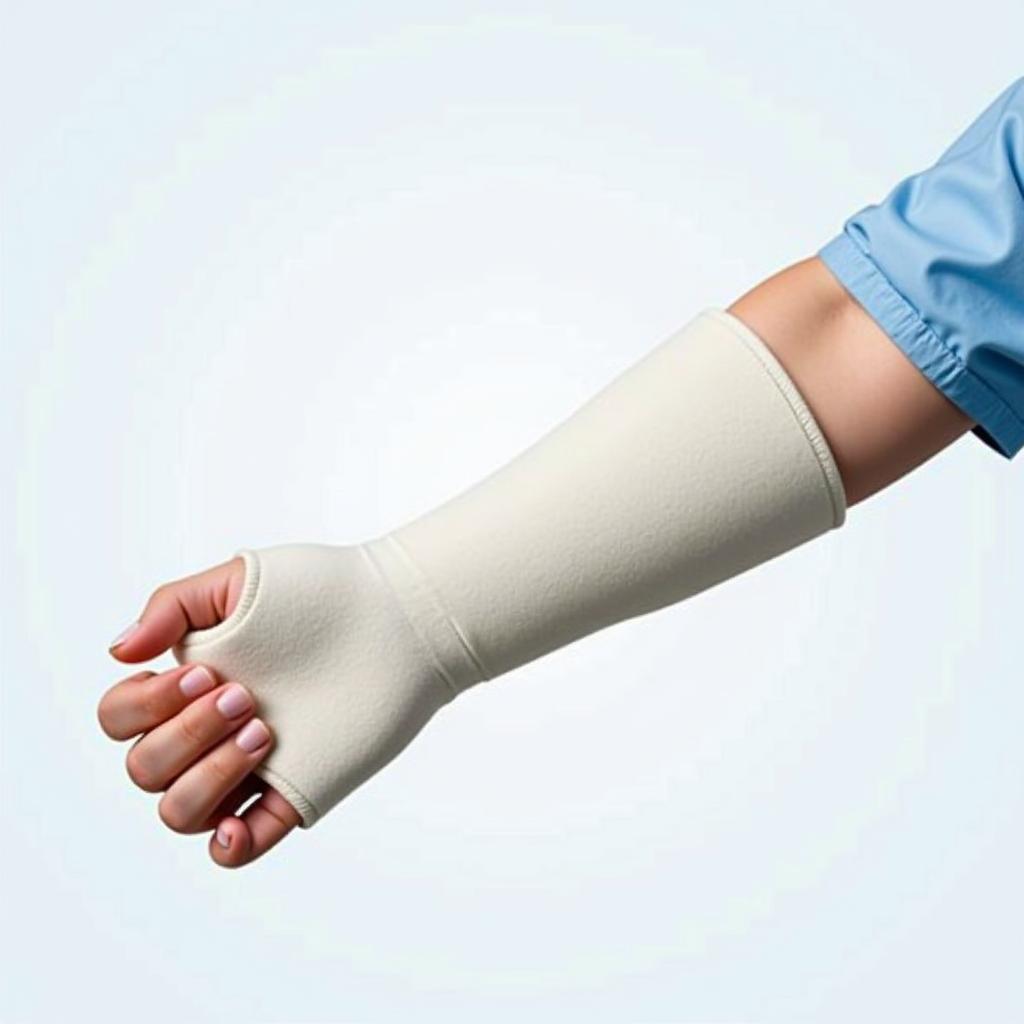 Handgelenk mit Gipsverband