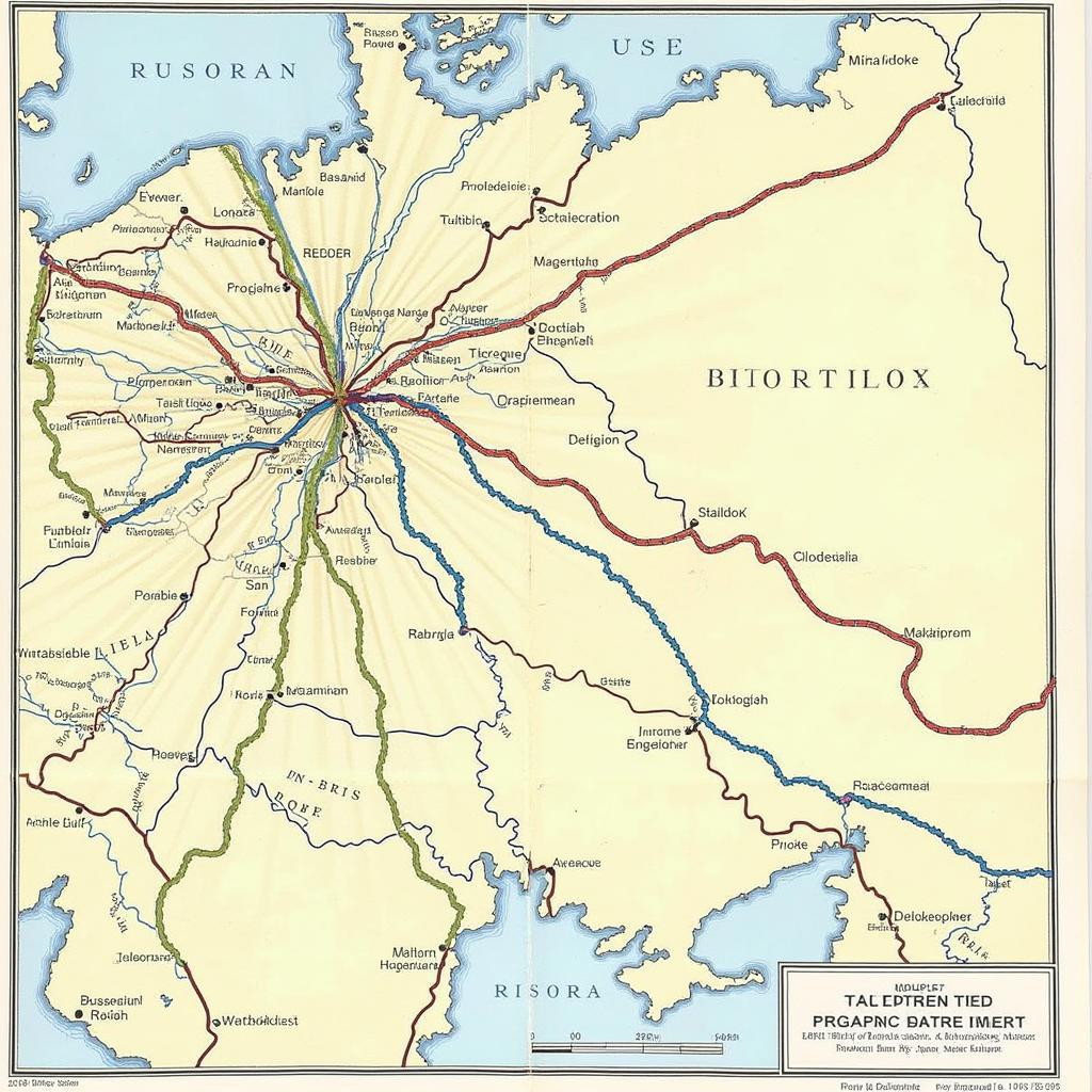 Historische Karte der Transitstrecken in der DDR mit Details