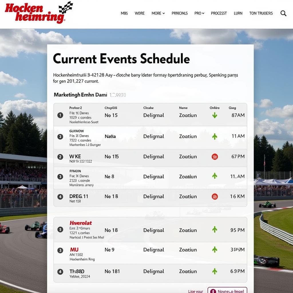 Aktuelle Events auf dem Hockenheimring