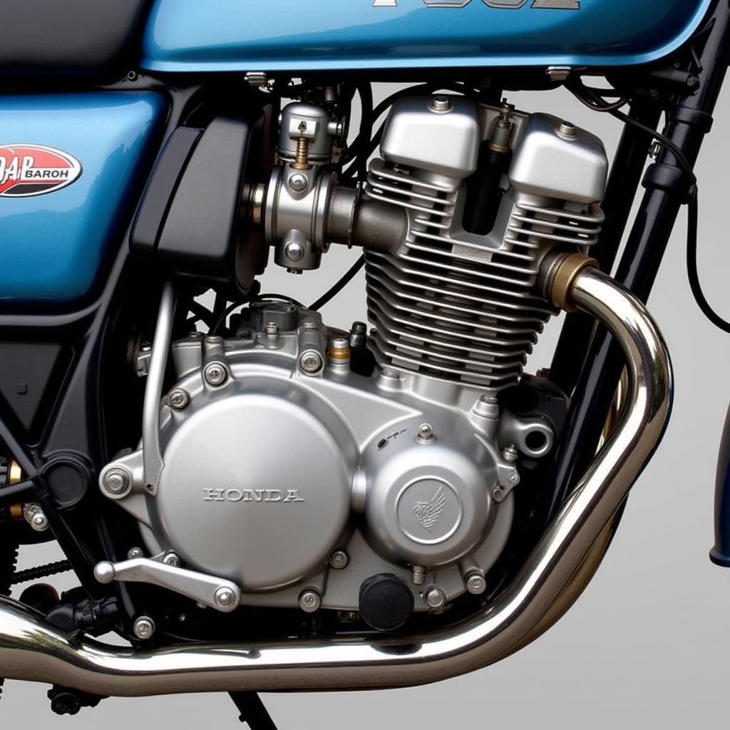 Honda CB450S Motor Detailansicht