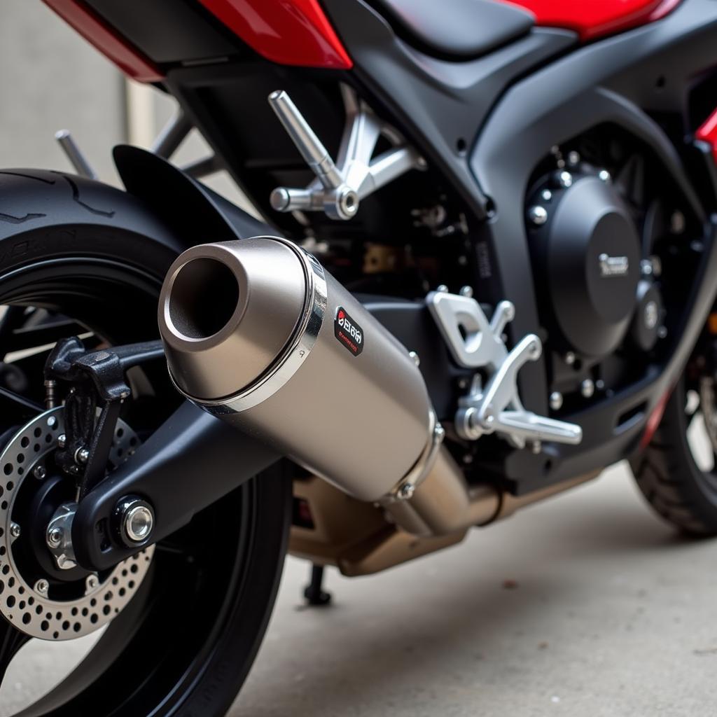 Akrapovic Auspuff an einer Honda CBR 650R