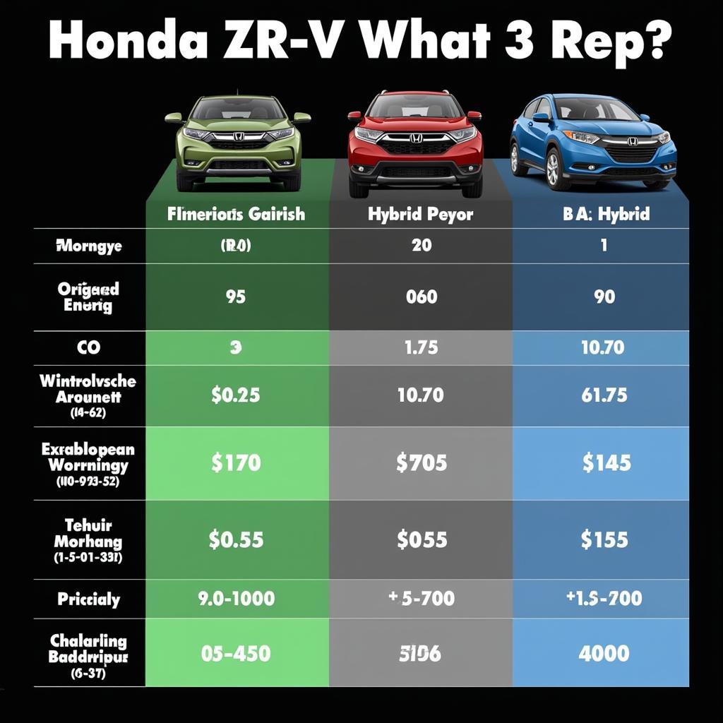 Honda ZR-V Motor Varianten