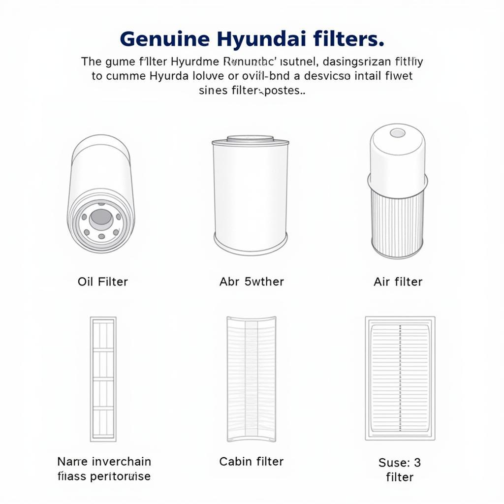 Original Hyundai Filter Ersatzteile