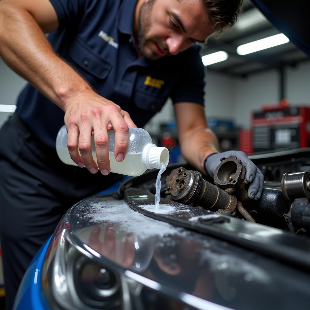 Isopropanol Anwendung in der Kfz-Werkstatt