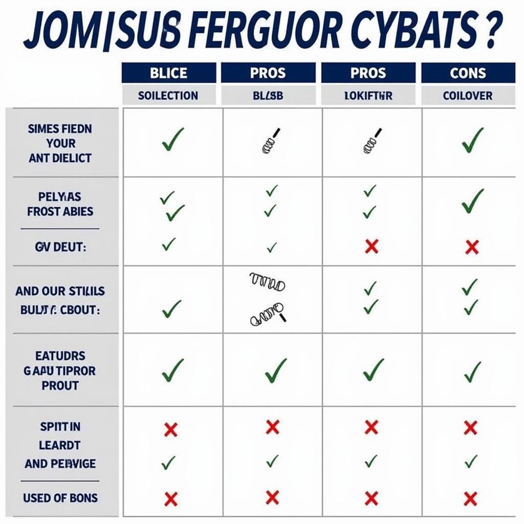 JOM Fahrwerk Vergleich