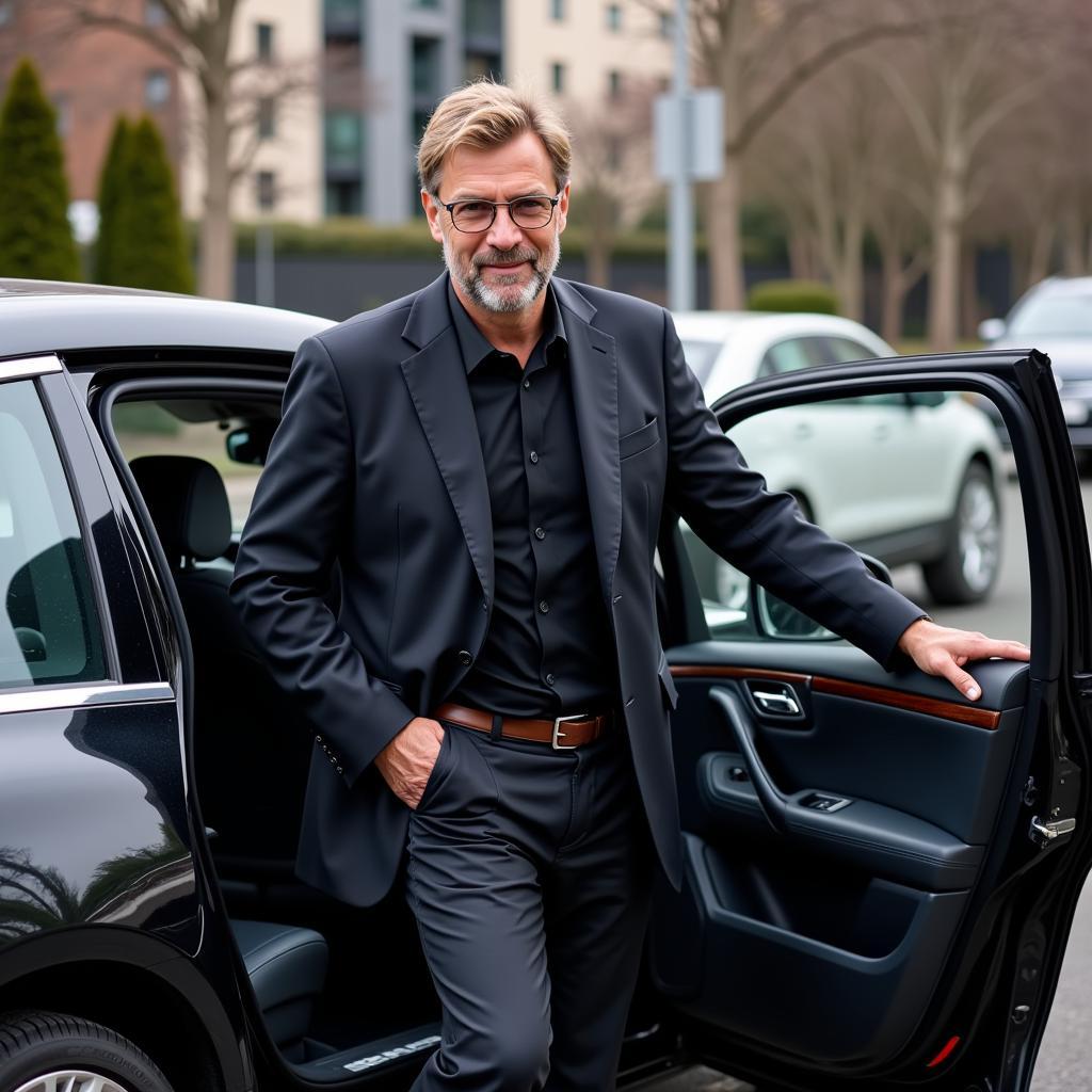 Jürgen Klopp und seine Mercedes S-Klasse