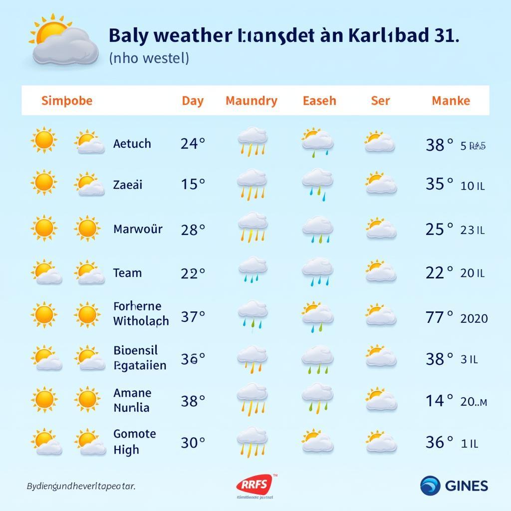 16-Tage-Wettervorhersage für Karlsbad