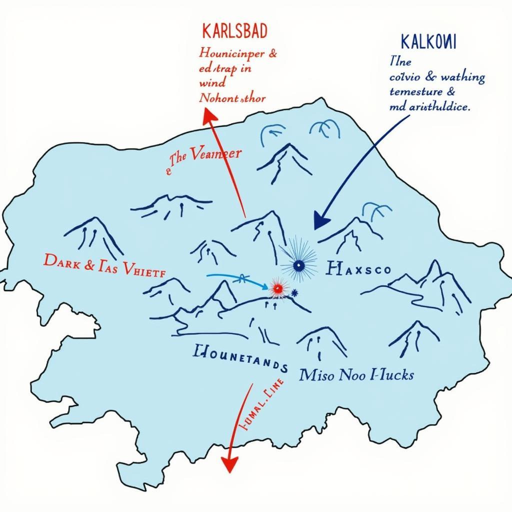 Topografischer Einfluss auf das Karlsbader Wetter