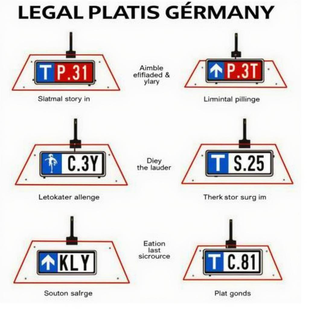 Gesetzliche Vorschriften für Kennzeichenhalterungen