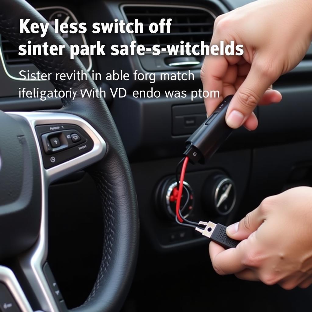 Nachrüstung einer Safe-Sicherung für VW Keyless Start