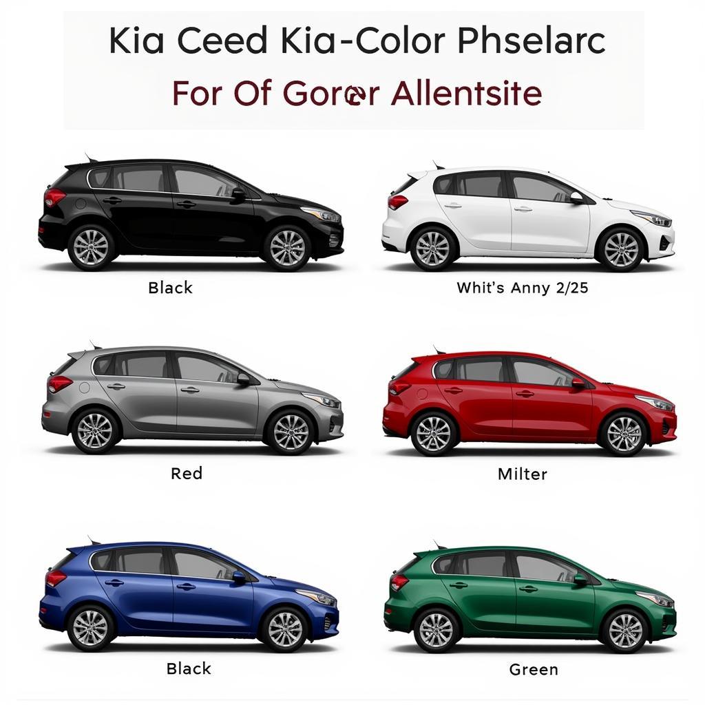 Kia Ceed Farbenpalette: Übersicht der verfügbaren Lackierungen