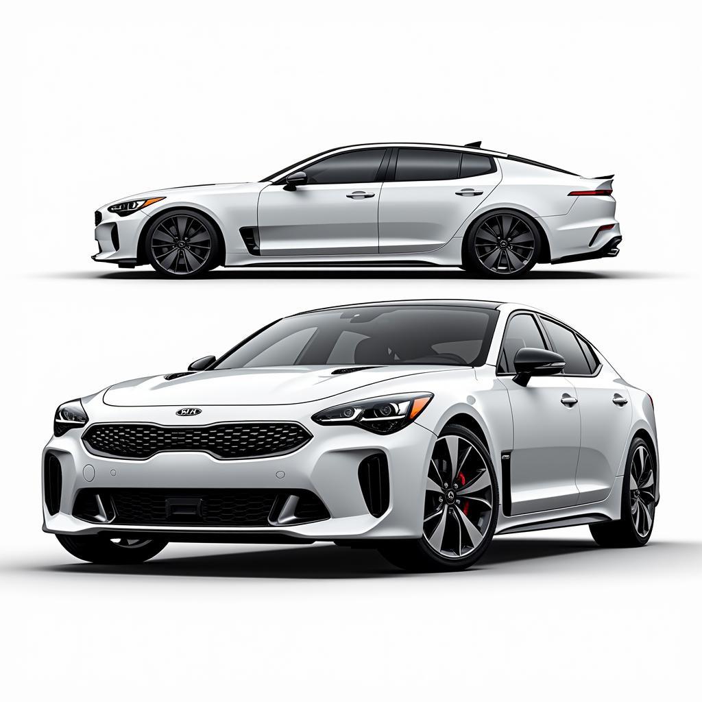 Das atemberaubende Außendesign des Kia Stinger