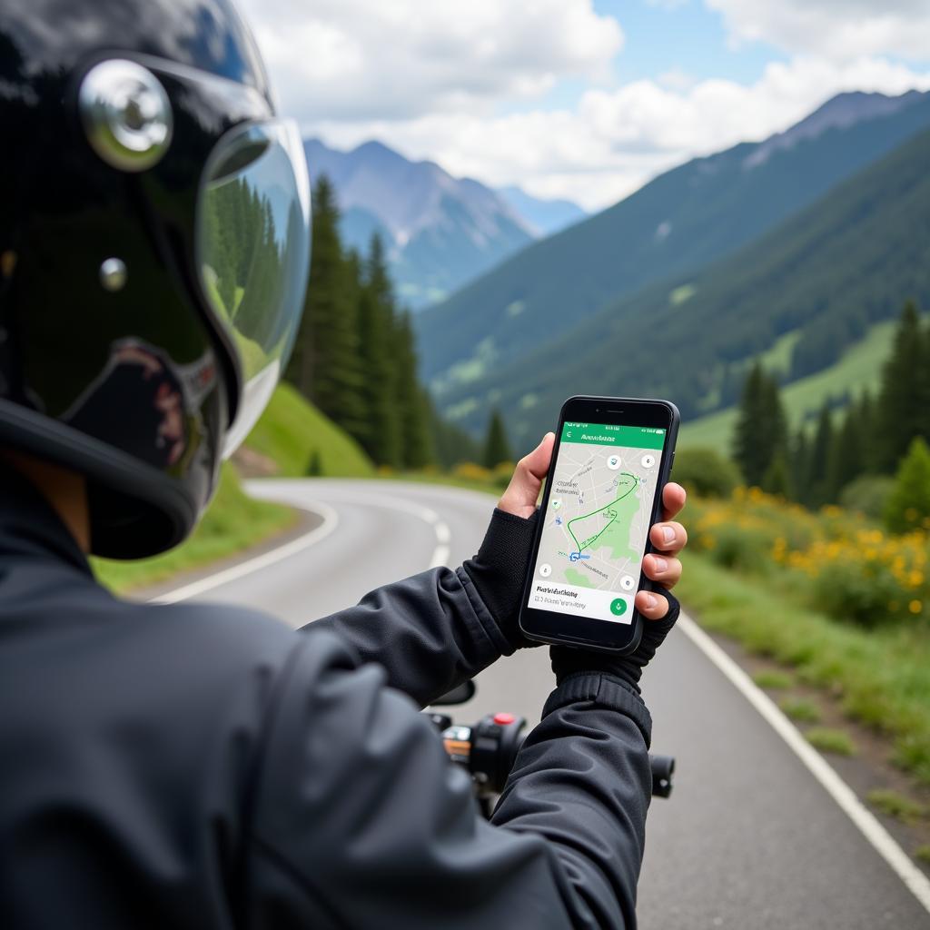 Komoot Motorrad Offline Navigation