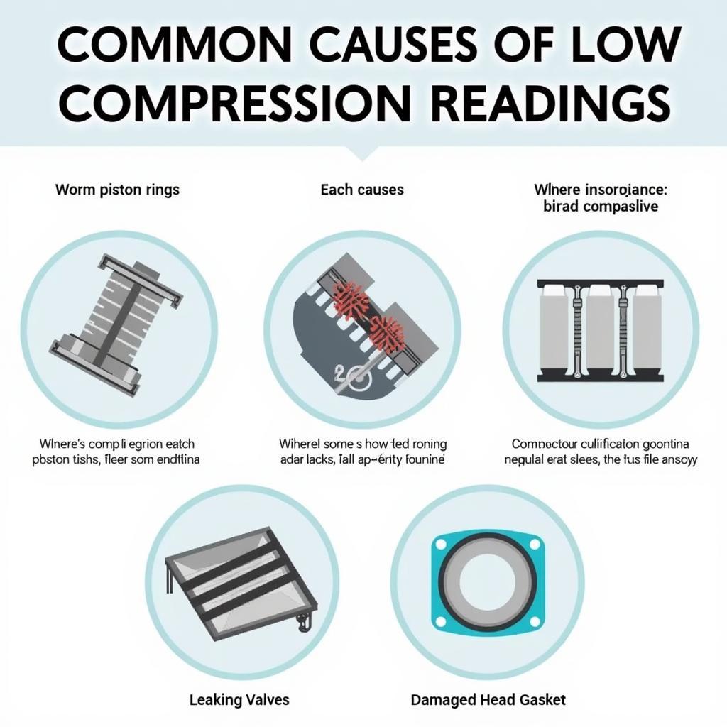 Ursachen für niedrige Kompressionswerte bei der Kompressionsmessung