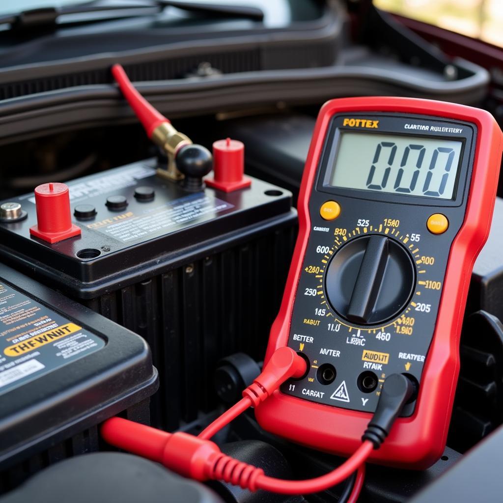 Ladestrommessung mit einem Multimeter