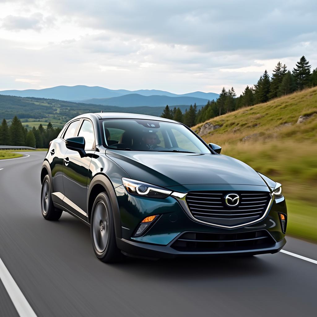 Mazda CX-3 2019 auf der Straße