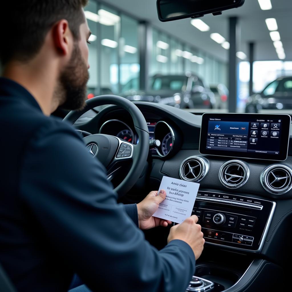 Moderne Diagnosesoftware im Mercedes-Benz Customer Assistance Center Maastricht