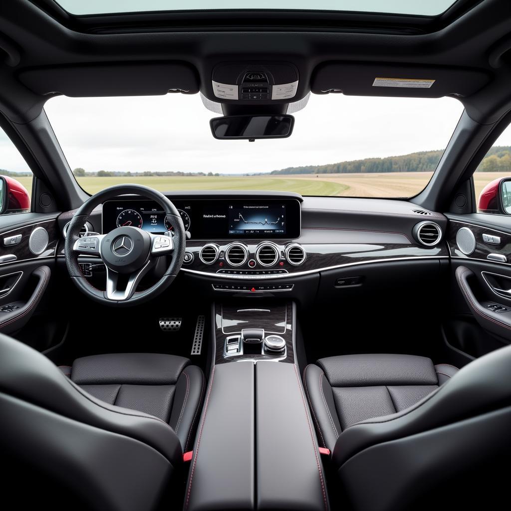 Interieur des Mercedes E-Klasse T-Modell 2024