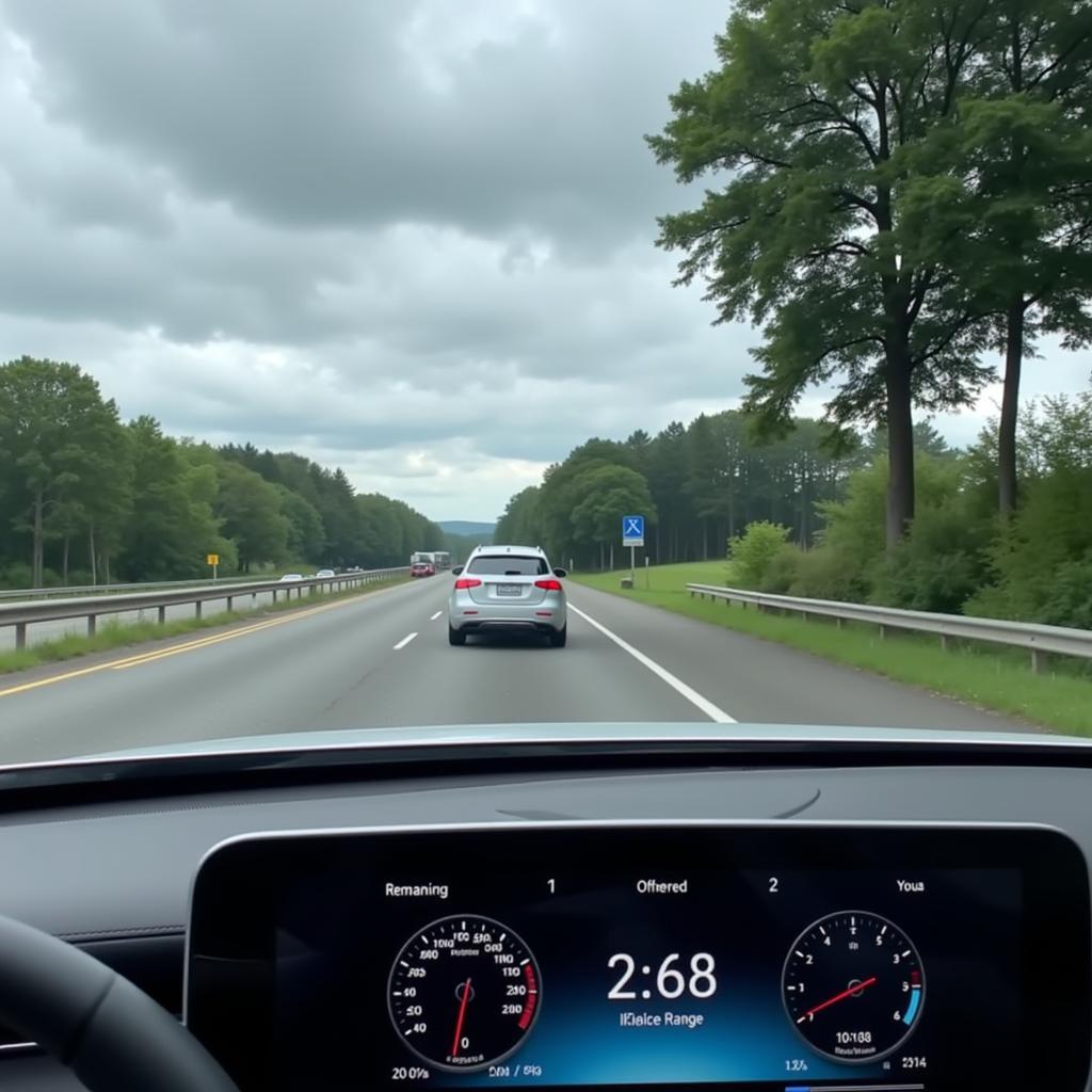 Mercedes EQE Reichweite im Test: Verschiedene Faktoren beeinflussen die tatsächliche Reichweite.