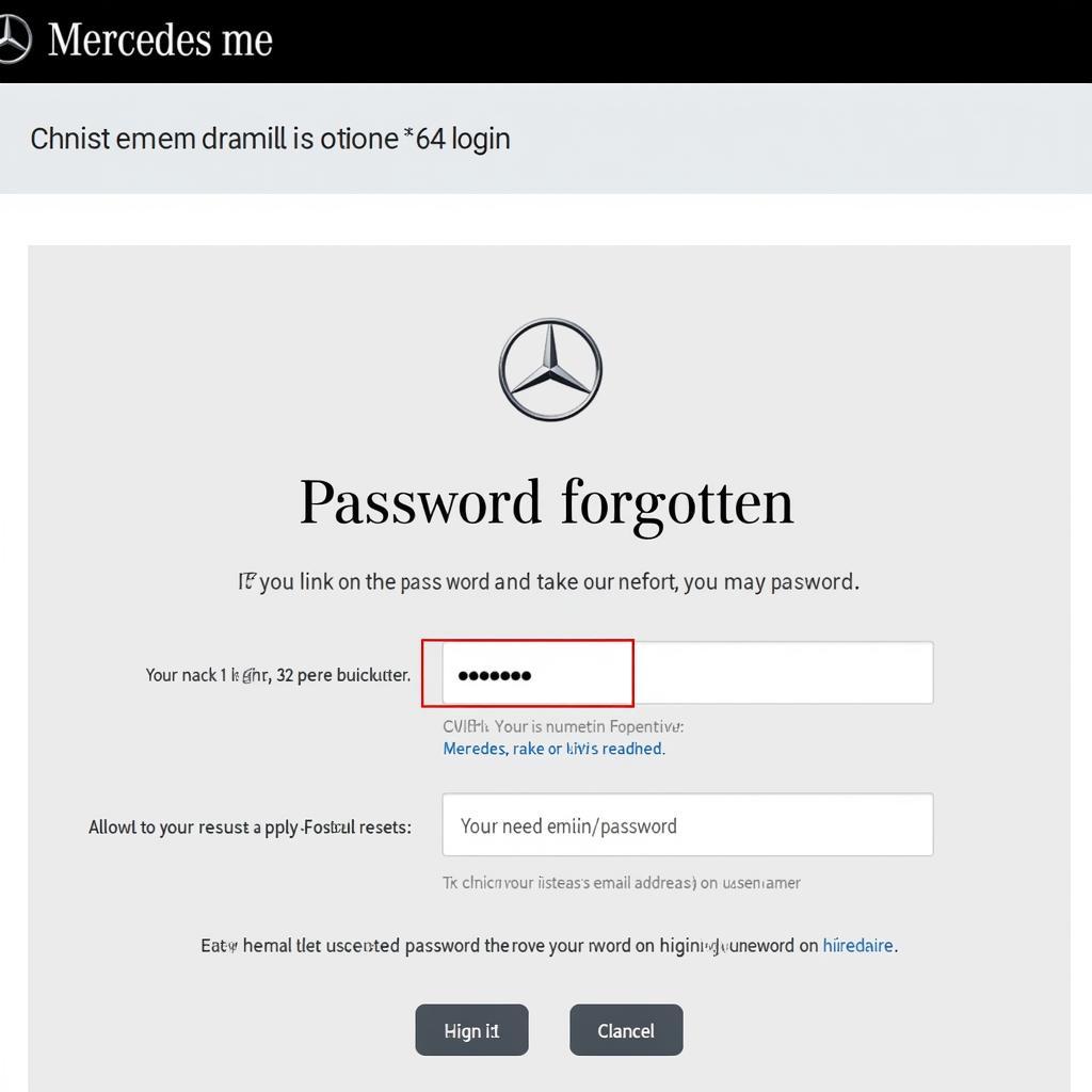 Mercedes me Passwort vergessen: Anleitung zur Passwortzurücksetzung