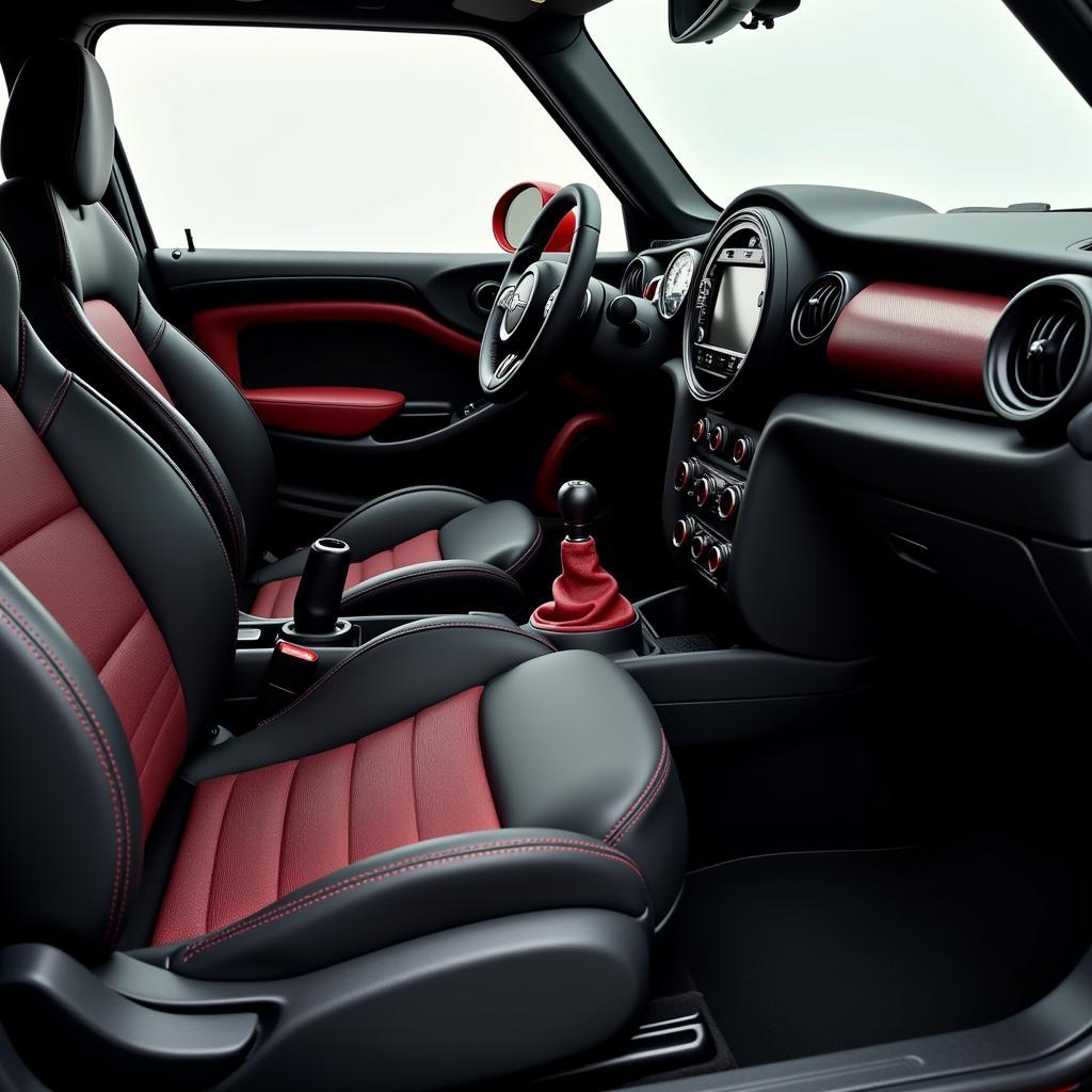 Sportlicher Innenraum des Mini Cooper S