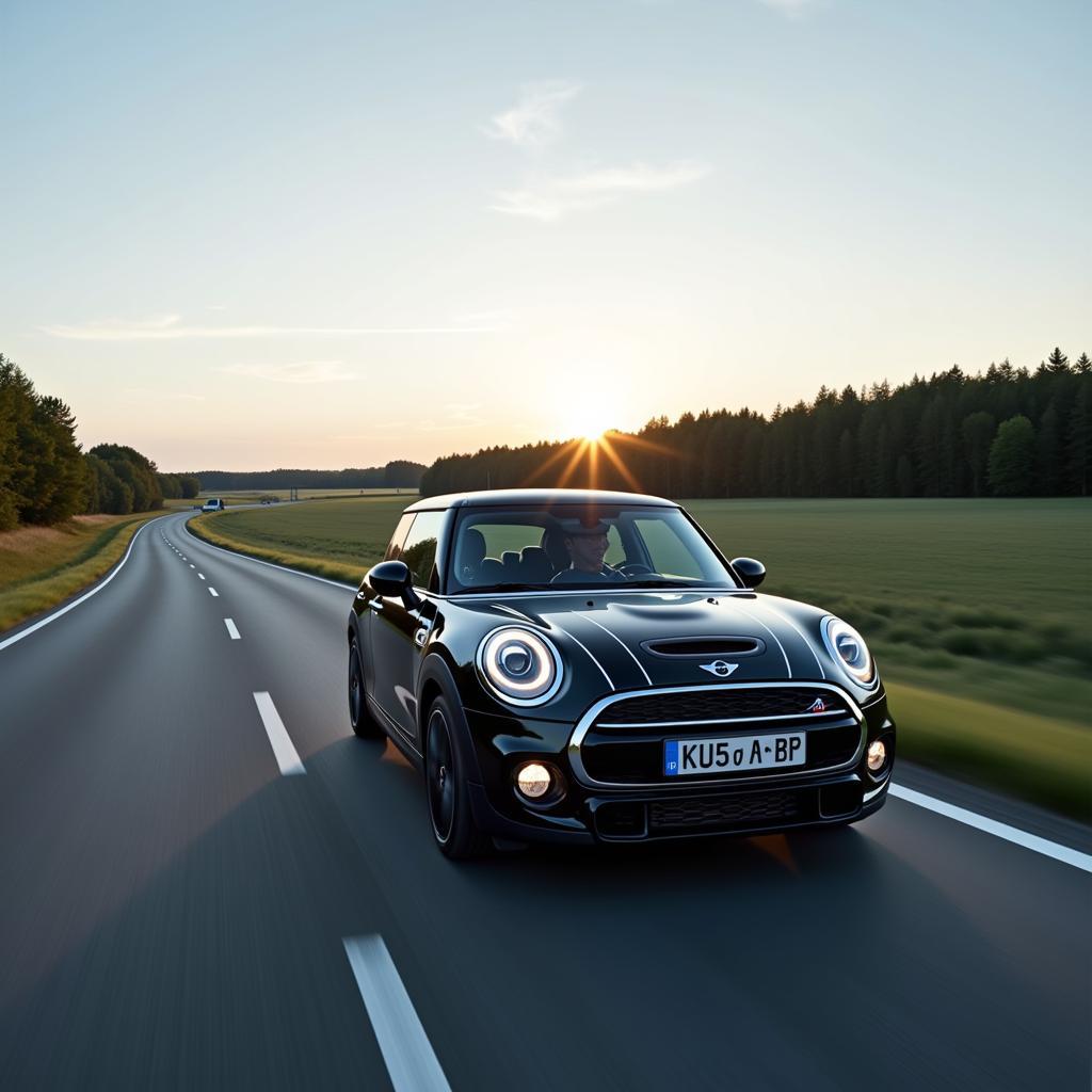 Mini Cooper Verbrauch auf der Autobahn