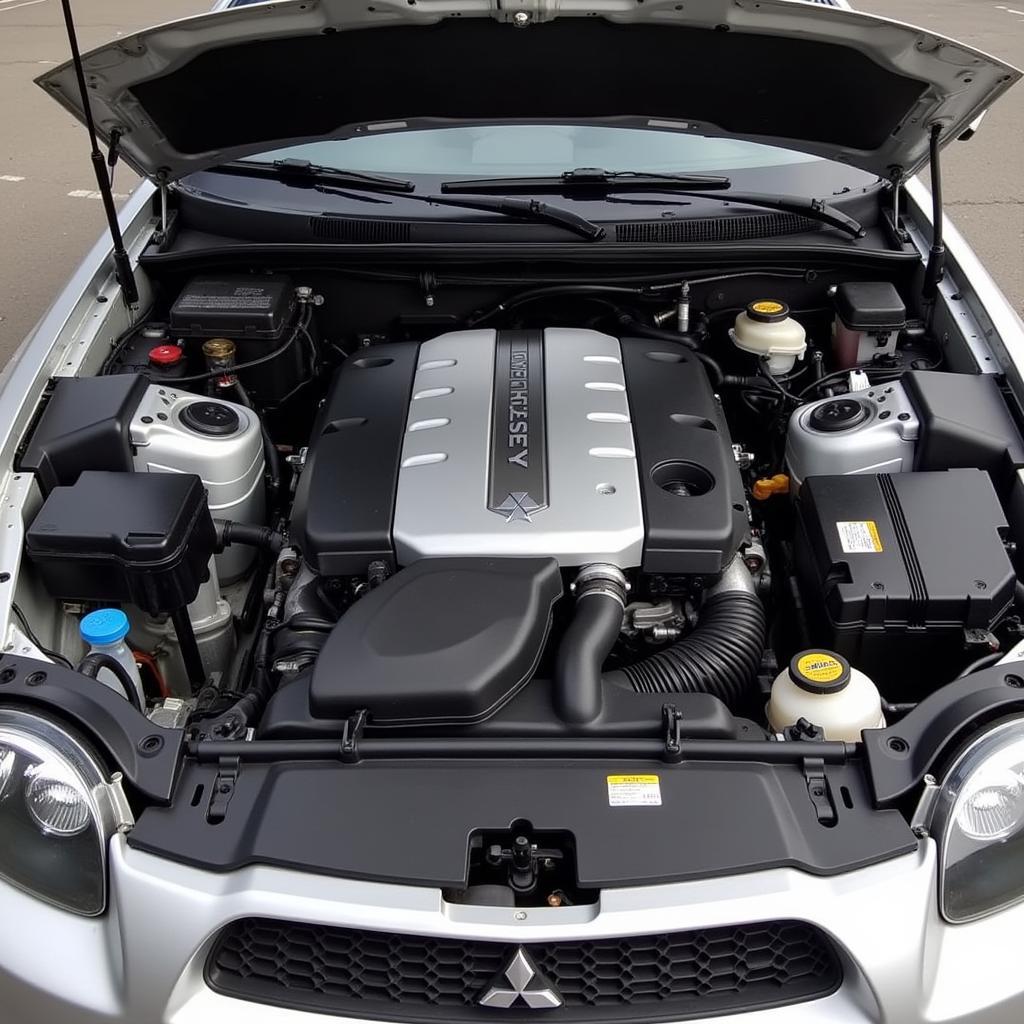 Motor des Mitsubishi Eclipse Cabrio