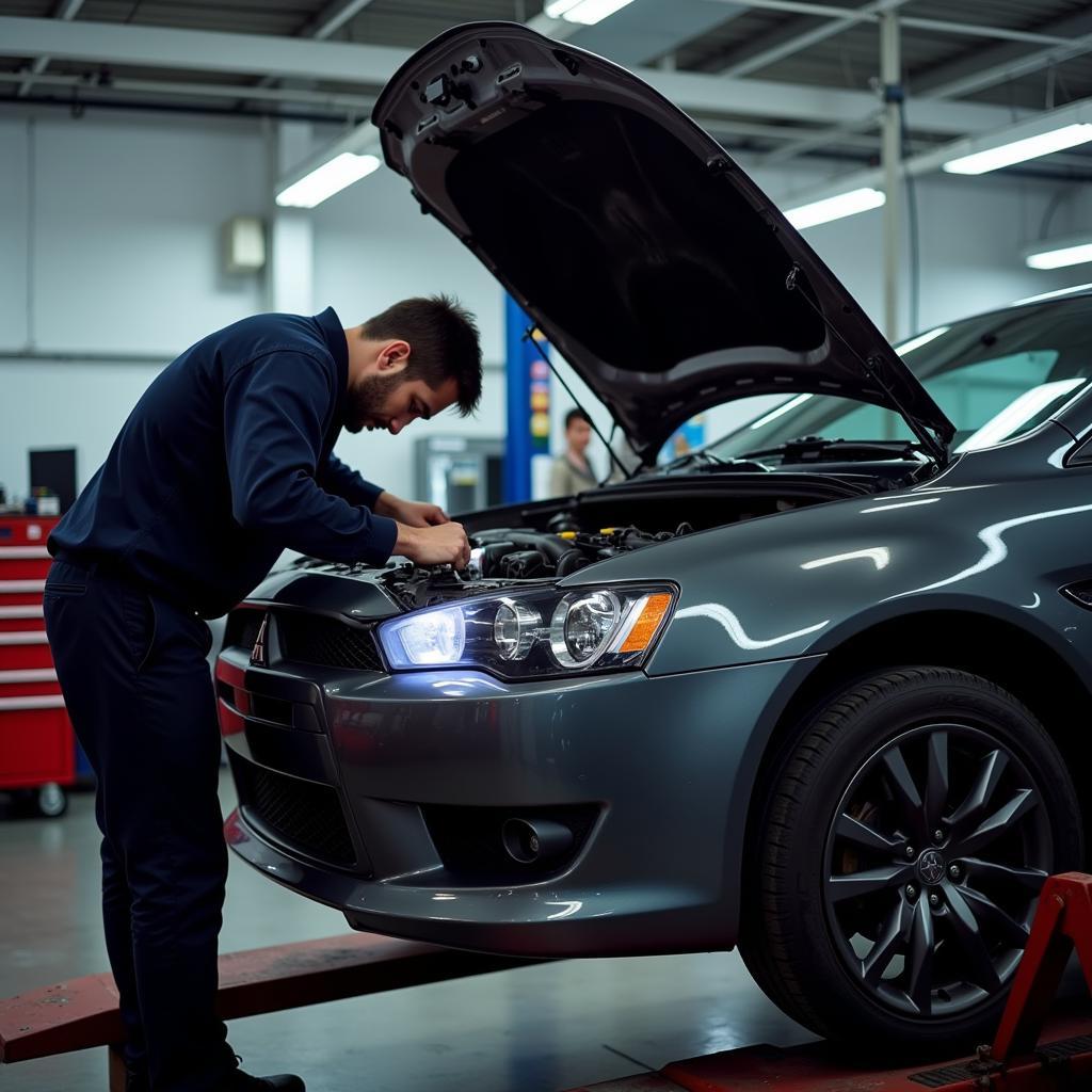 Gebrauchtwagencheck beim Mitsubishi Lancer