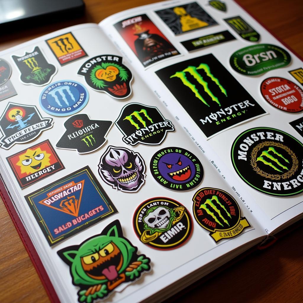 Monster Energy Sticker Sammlung