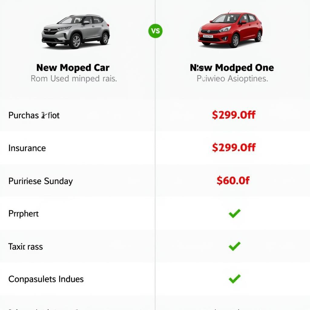 Kostenvergleich: Neuwagen vs. Gebrauchtwagen Mopedauto