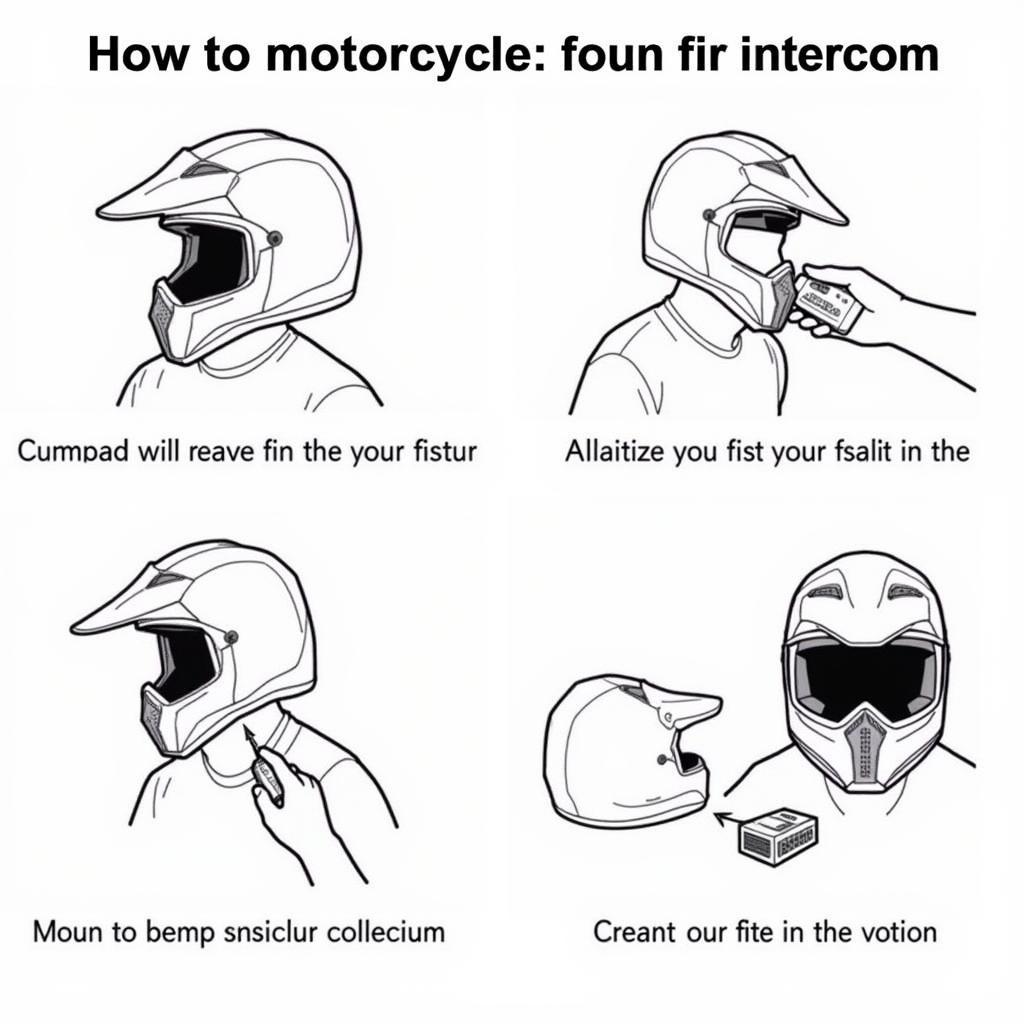 Installation der Motorradhelm Freisprecheinrichtung