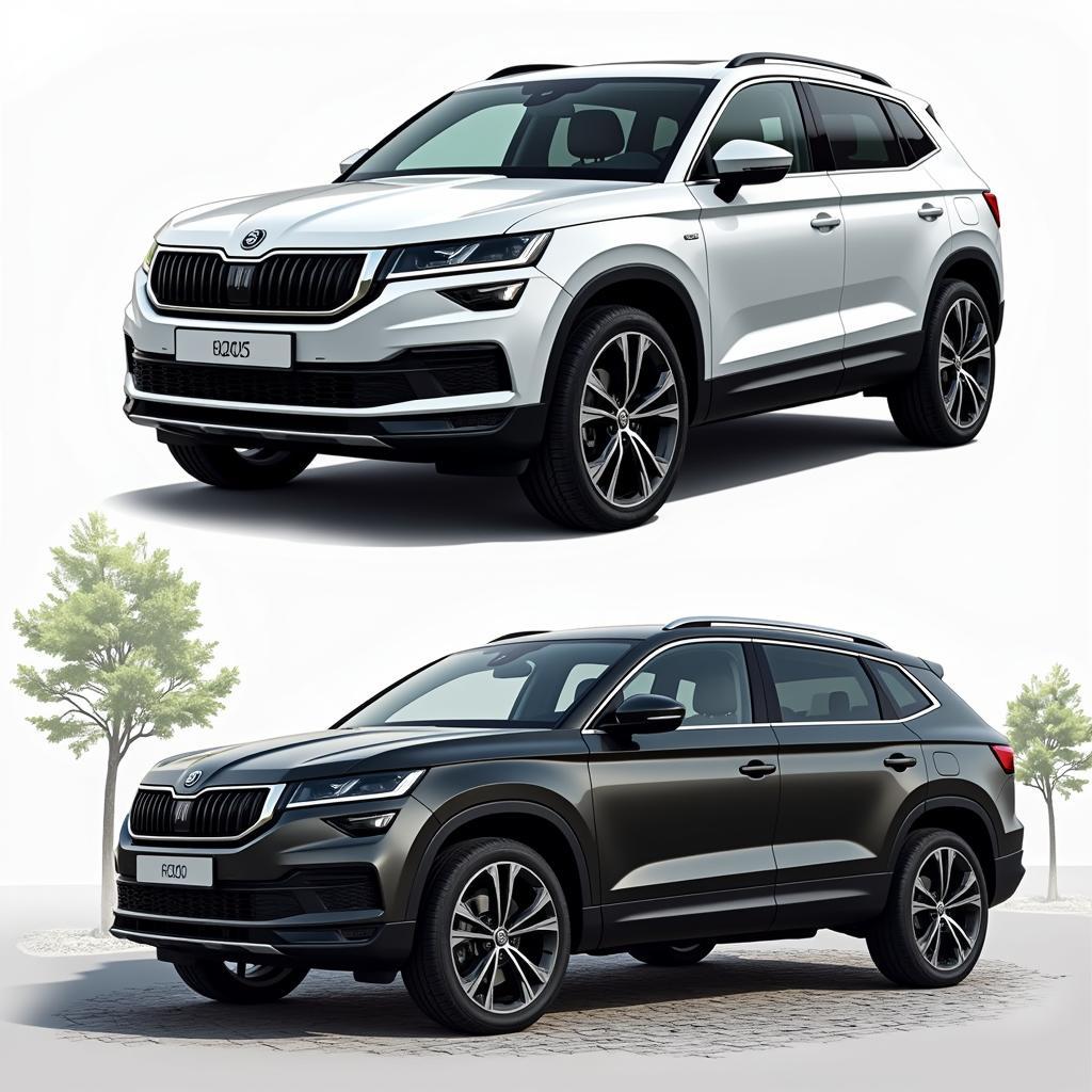 Vorschau auf das Design des neuen Škoda Kodiaq