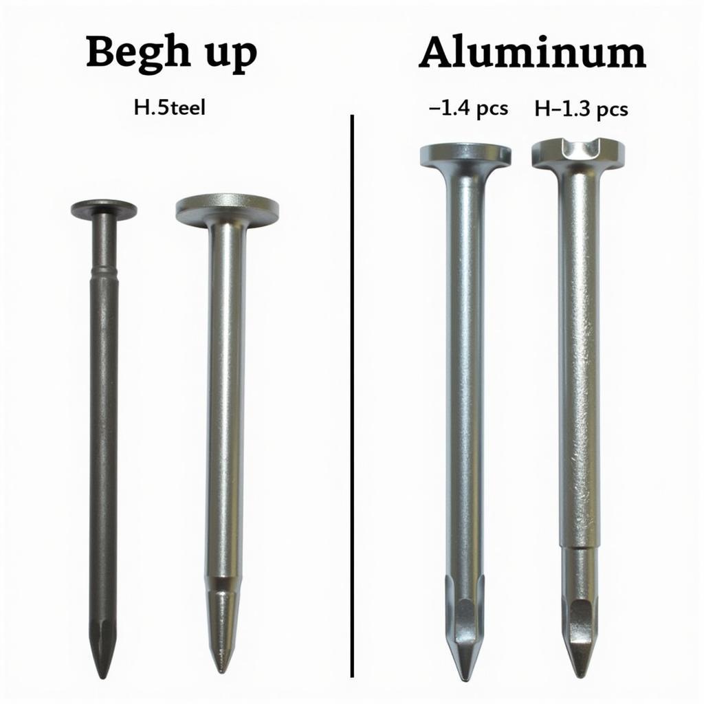 Nietzange Materialien: Stahl vs. Aluminium