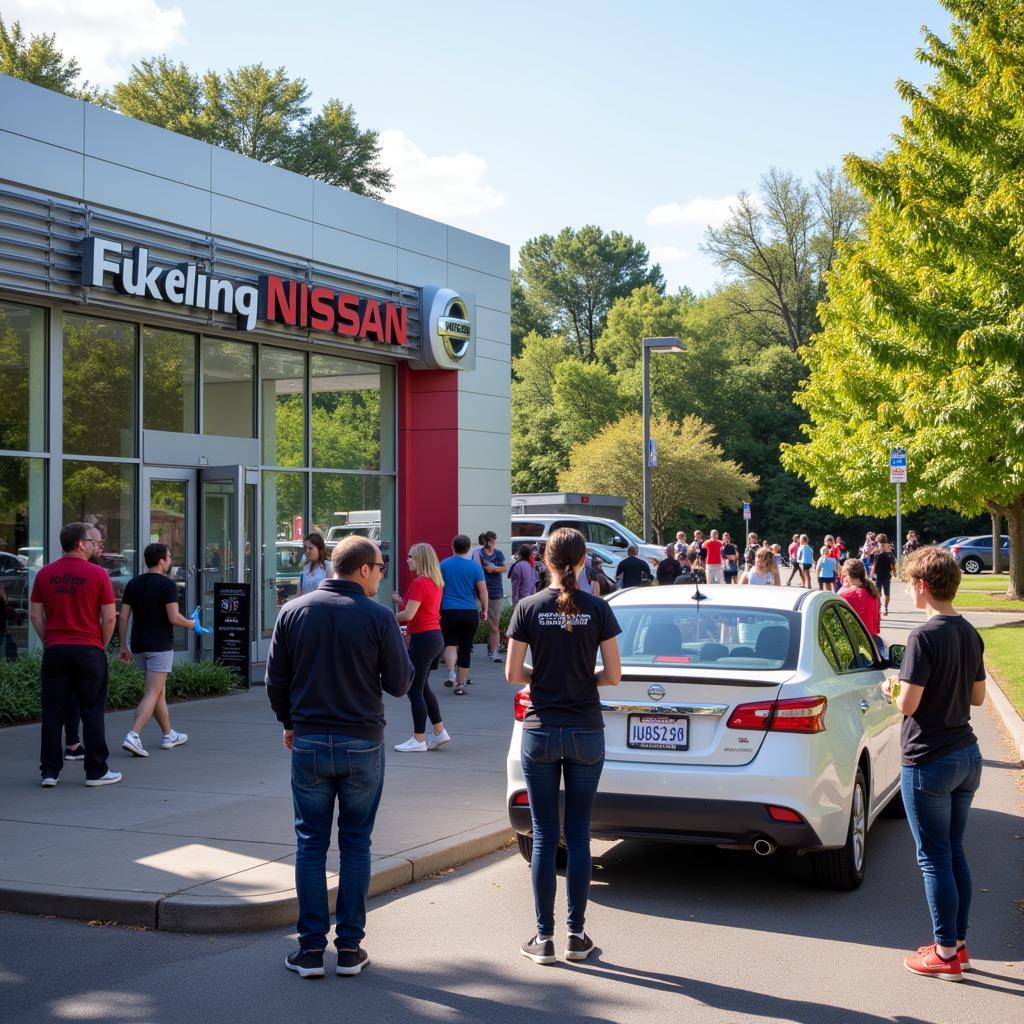 Nissan Händler in der Heide und die Community