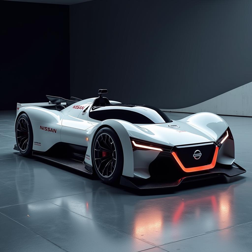 Nissan Rennwagen Zukunft Elektro