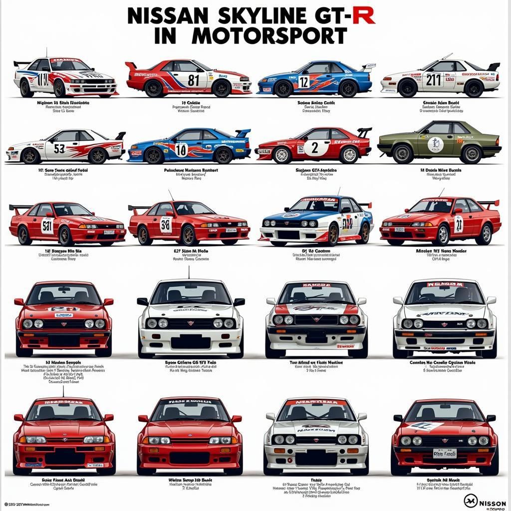 Nissan Skyline GT-R Rennwagen Geschichte