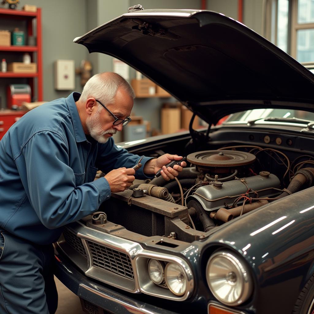 Herausforderungen bei der Oldtimer-Diagnose