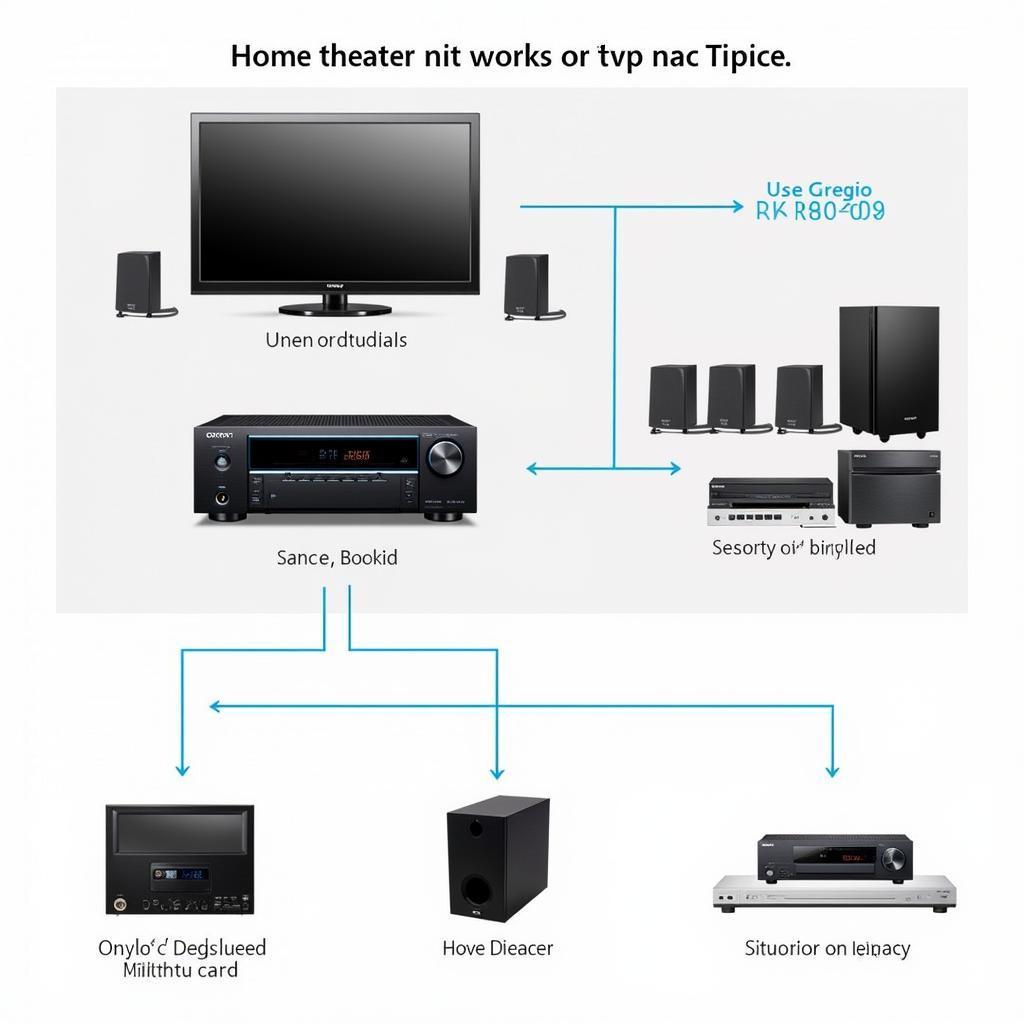 Onkyo TX-NR509 Heimkino Setup