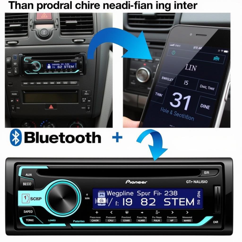 Pioneer Autoradio Bluetooth Verbindung