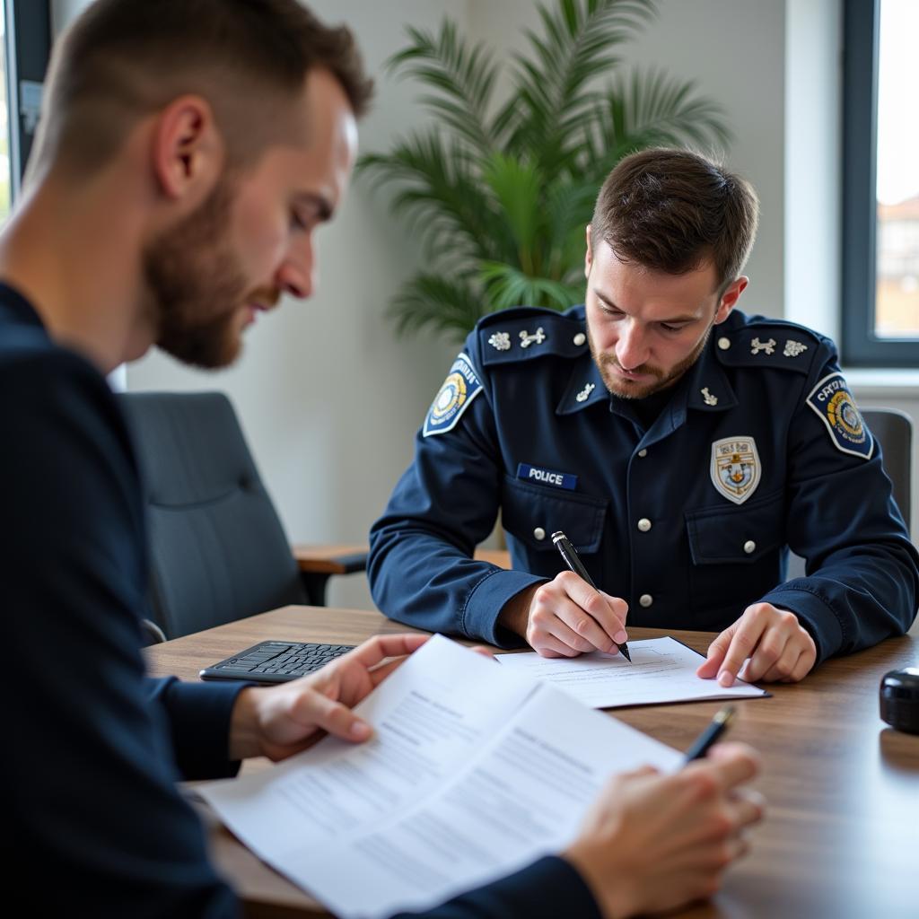 Eine polizeiliche Verlustanzeige ist notwendig, um einen neuen Fahrzeugbrief zu beantragen.