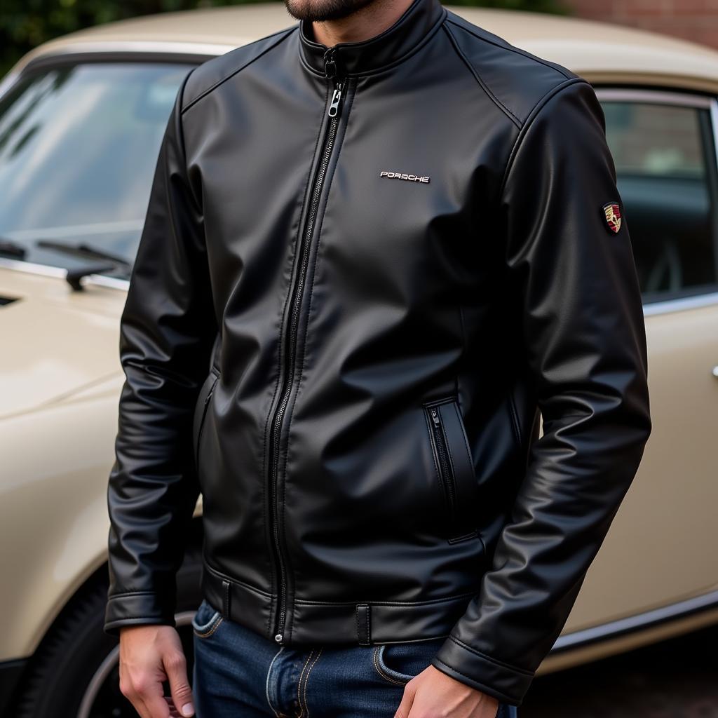 Hochwertige Porsche Lederjacke für Herren